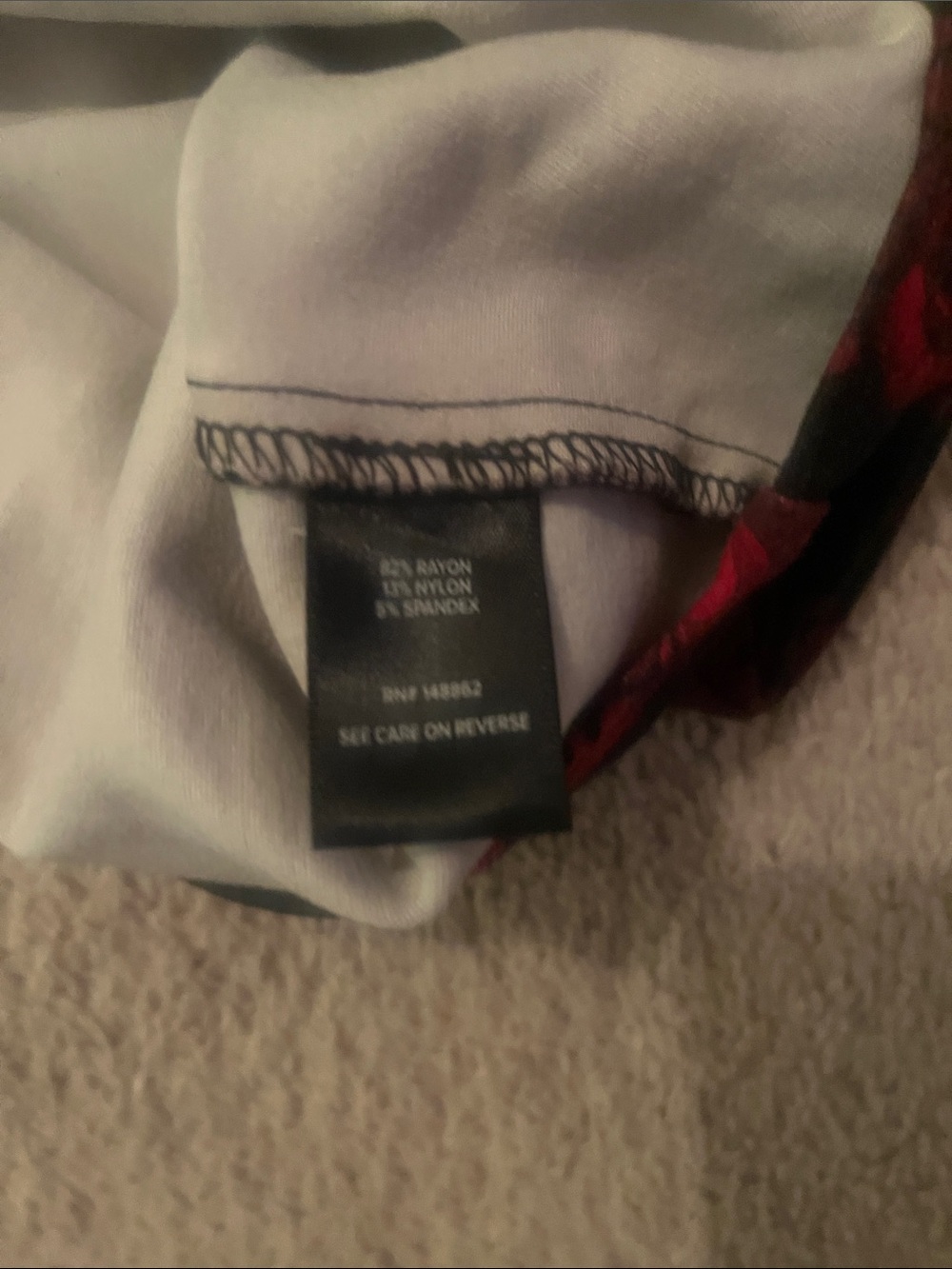 Torrid Skirt with Red Rose Print - Picture 3 of 4